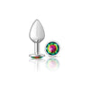 Cheeky Charms - Metal Butt Plug- Round - Rainbow