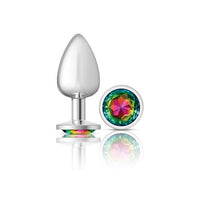 Cheeky Charms - Metal Butt Plug- Round - Rainbow