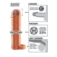 Fantasy Extension 1" Extension With Ball Strap