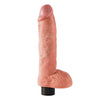 King Cock 10" Vibrating Cock With Balls