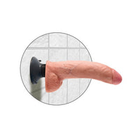 King Cock 9" Vibrating Cock With Balls