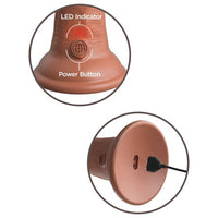 King Cock Elite 7" Vibrating Silicone Dual Density Cock With Remote