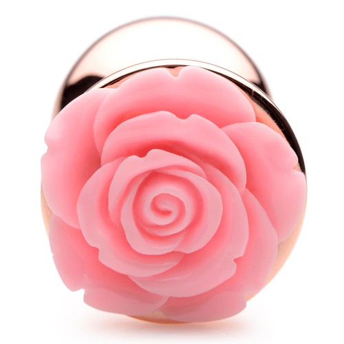 Pink Rose Gold Anal Plug - Large