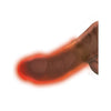 Thrusting 7.5" Cock With Balls - Brown